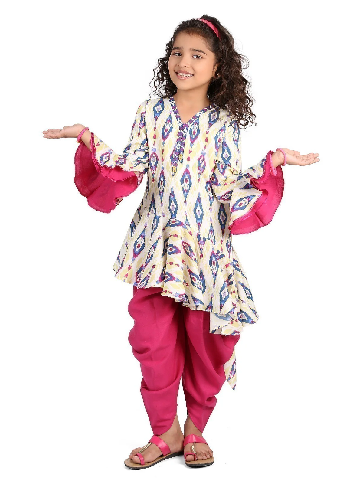 Girl's White Multi Pret - EGTKP19-70163 (2-Pcs) - Image 3