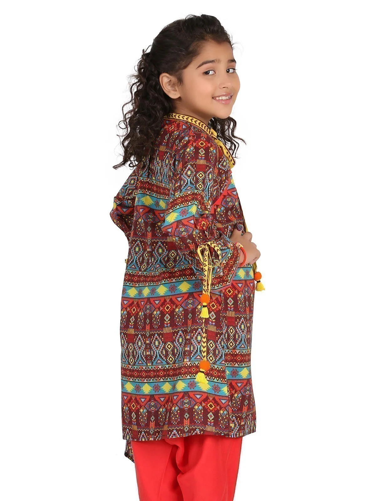 Girl's Brown Multi Pret - EGTKP19-70164 (2-Pcs) - Image 2