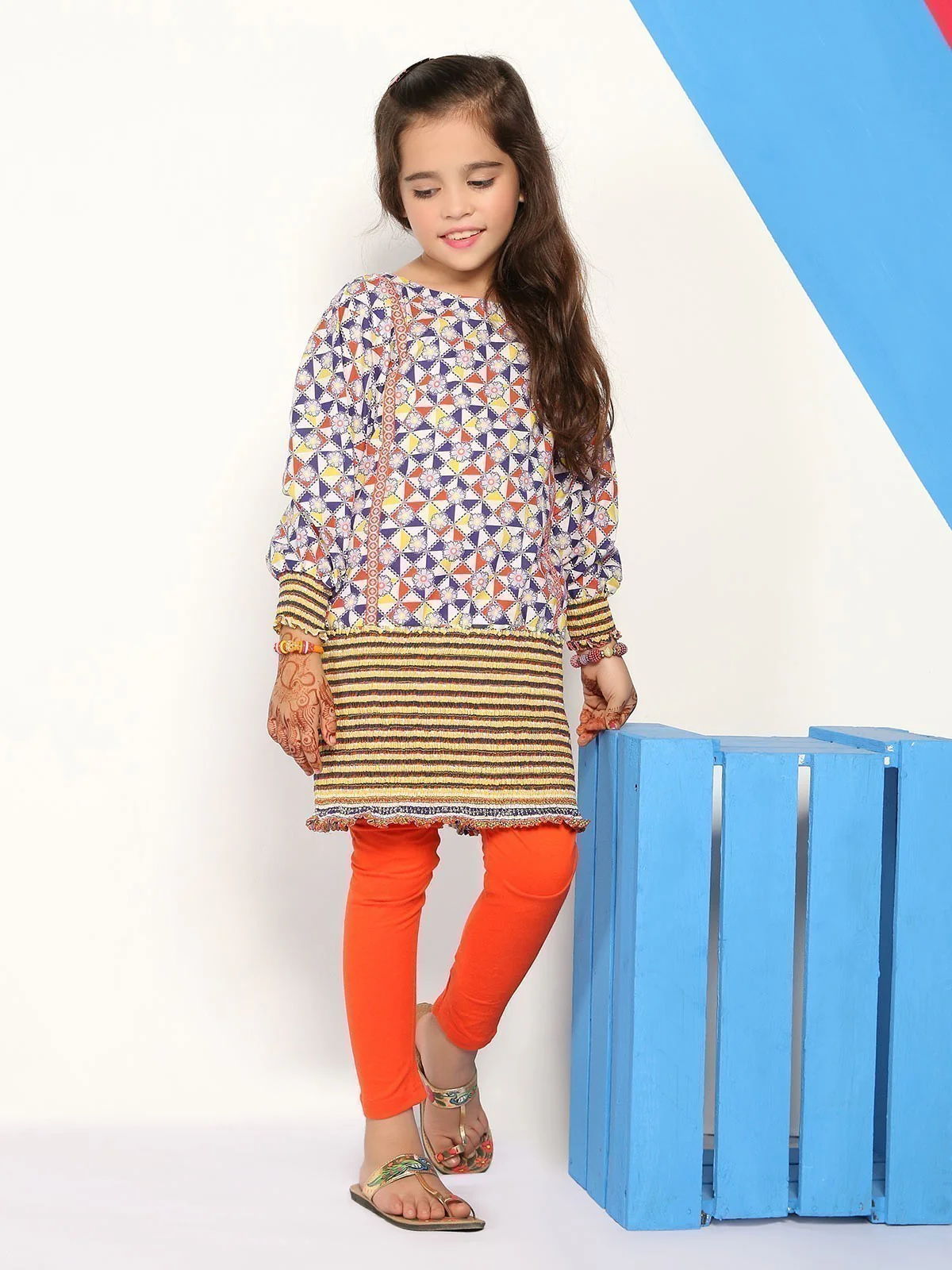 Girl's White Multi Pret - EGTKP19-70168