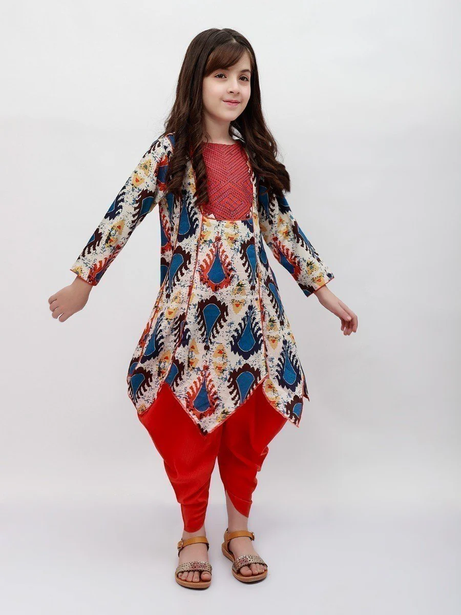 Girl's White Multi Pret - EGTKP20-70178 (2-Pcs) - Image 2