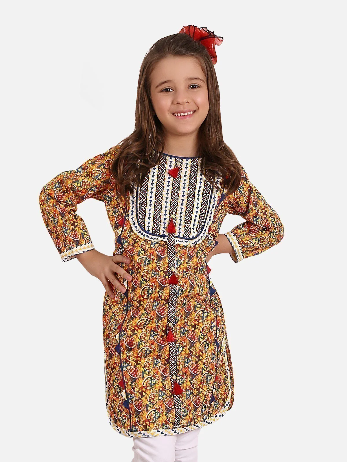 Girl's Yellow Multi Pret - EGTKP20-70186 - Image 3