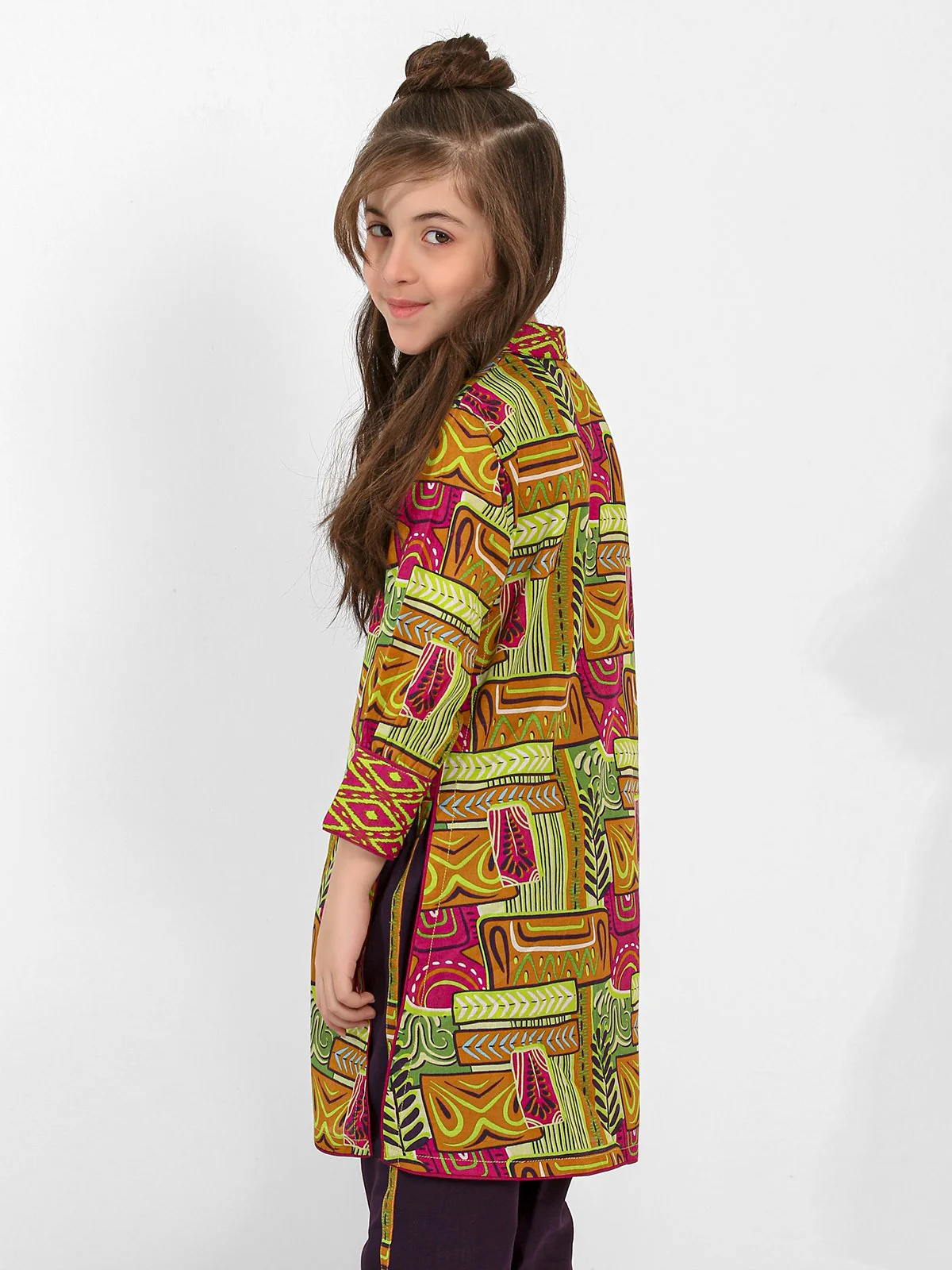 Girl's Green Multi Pret - EGTKP21-70249 (2-Pcs) - Image 2