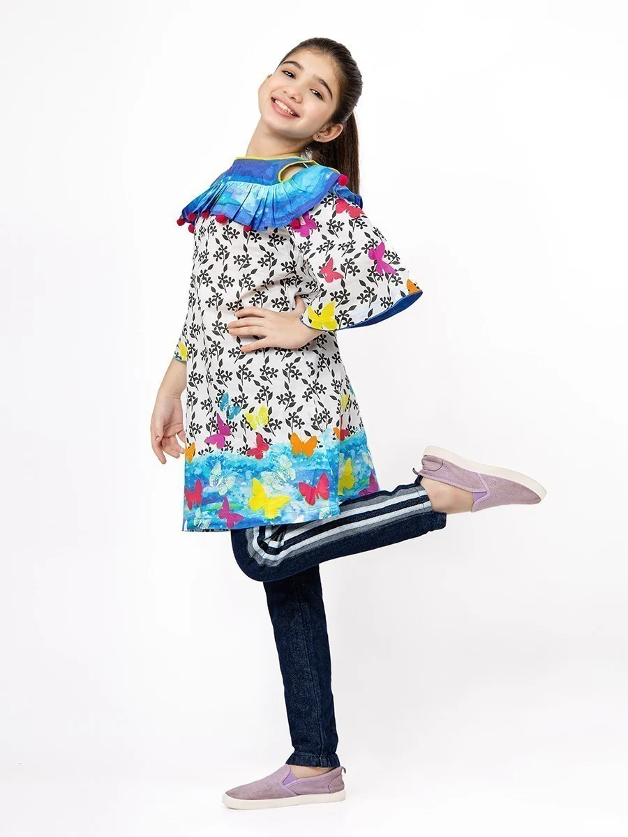 Girl's White Multi Pret - EGTKP21-70282 - Image 2
