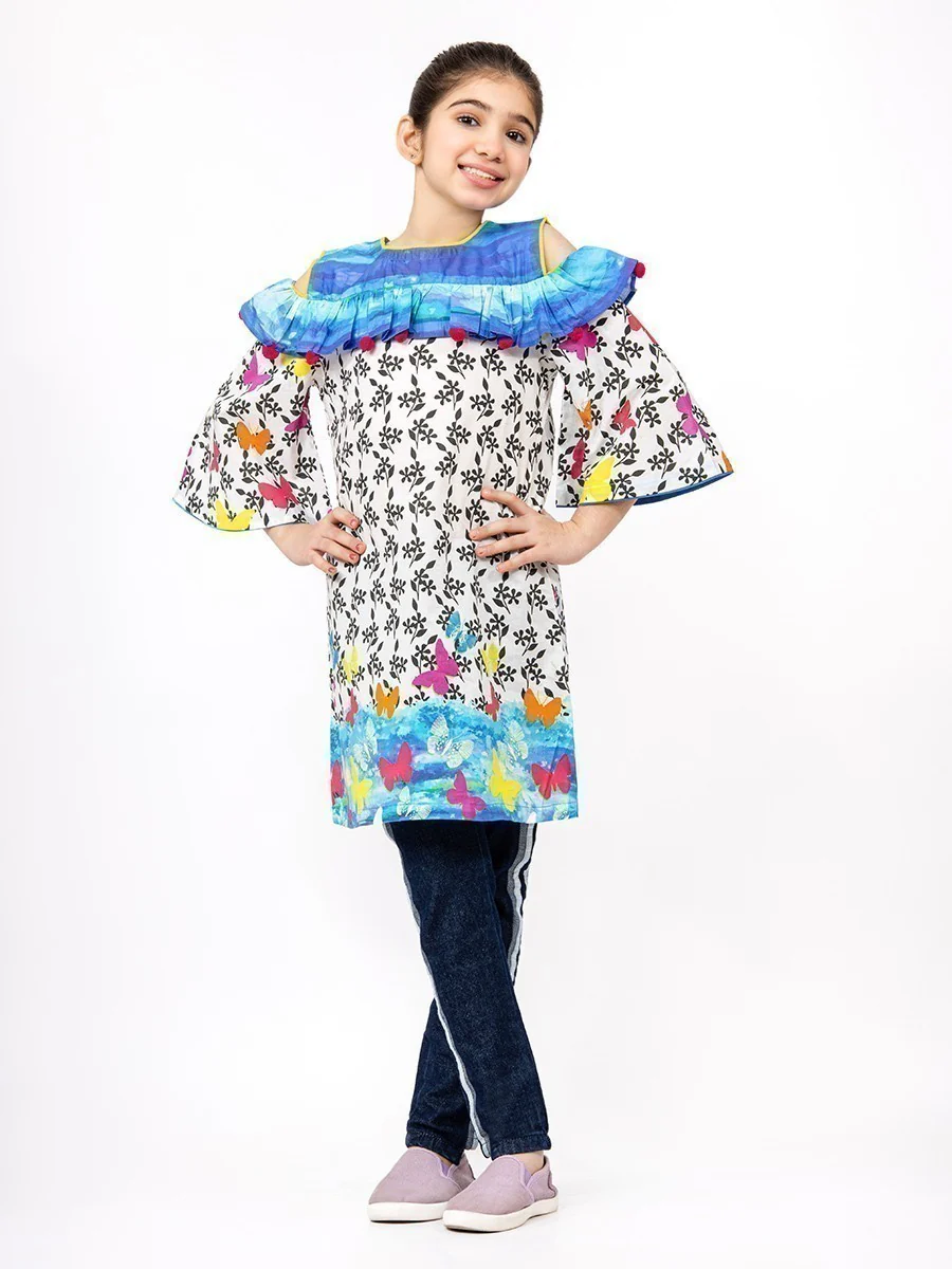 Girl's White Multi Pret - EGTKP21-70282 - Image 4