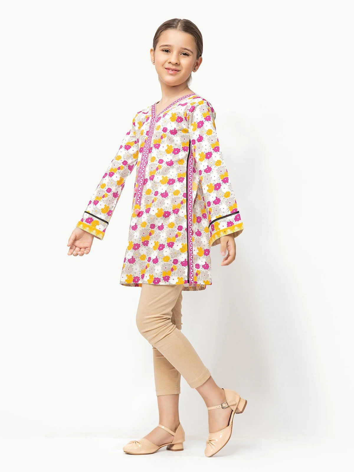 Girl's Beige Multi Pret - EGTKP22-70290 - Image 2