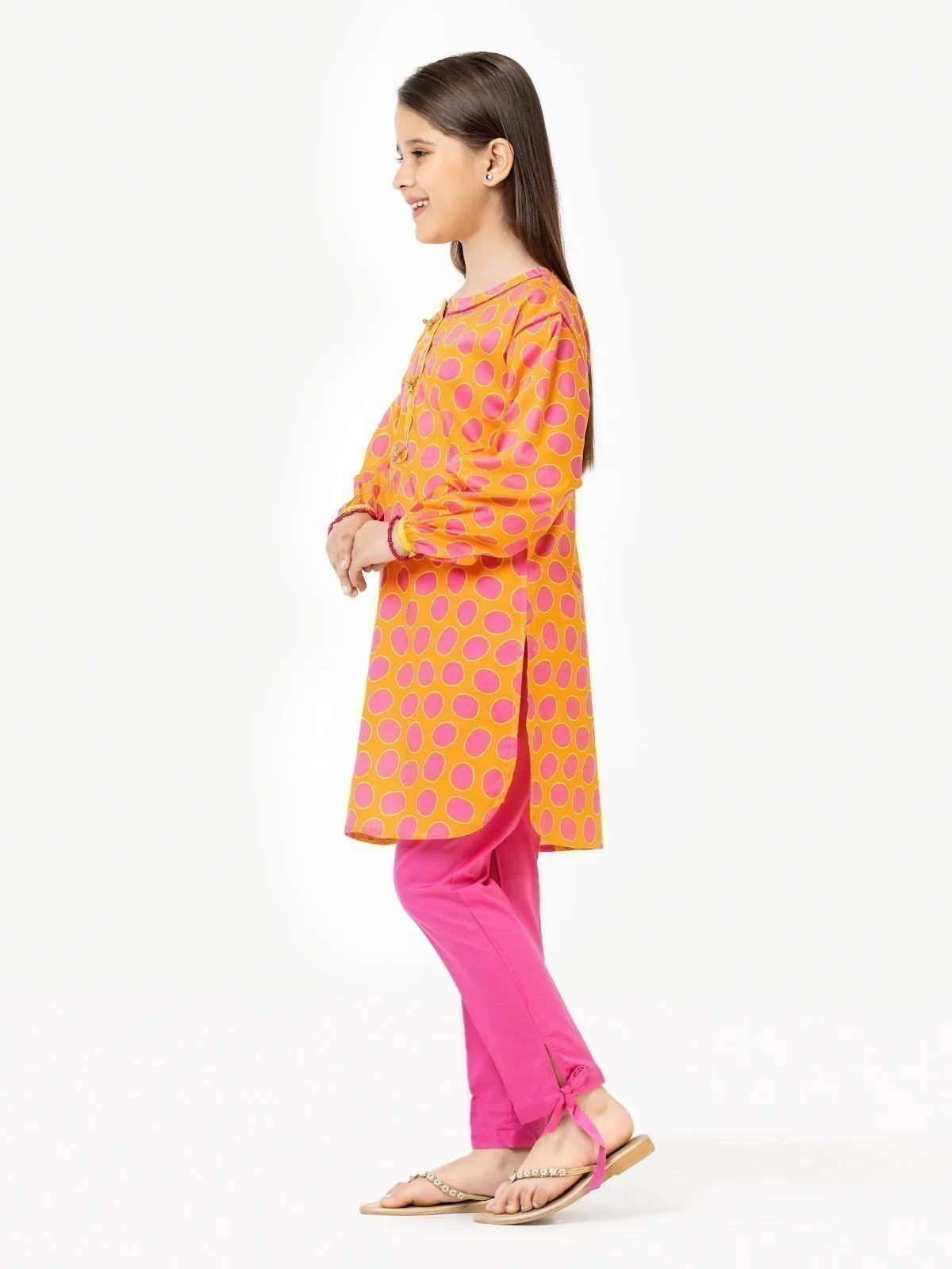 Girl's Orange & Pink Pret - EGTKP22-70297 (2-Pcs) - Image 3