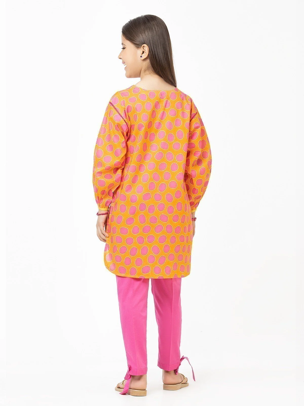 Girl's Orange & Pink Pret - EGTKP22-70297 (2-Pcs) - Image 4