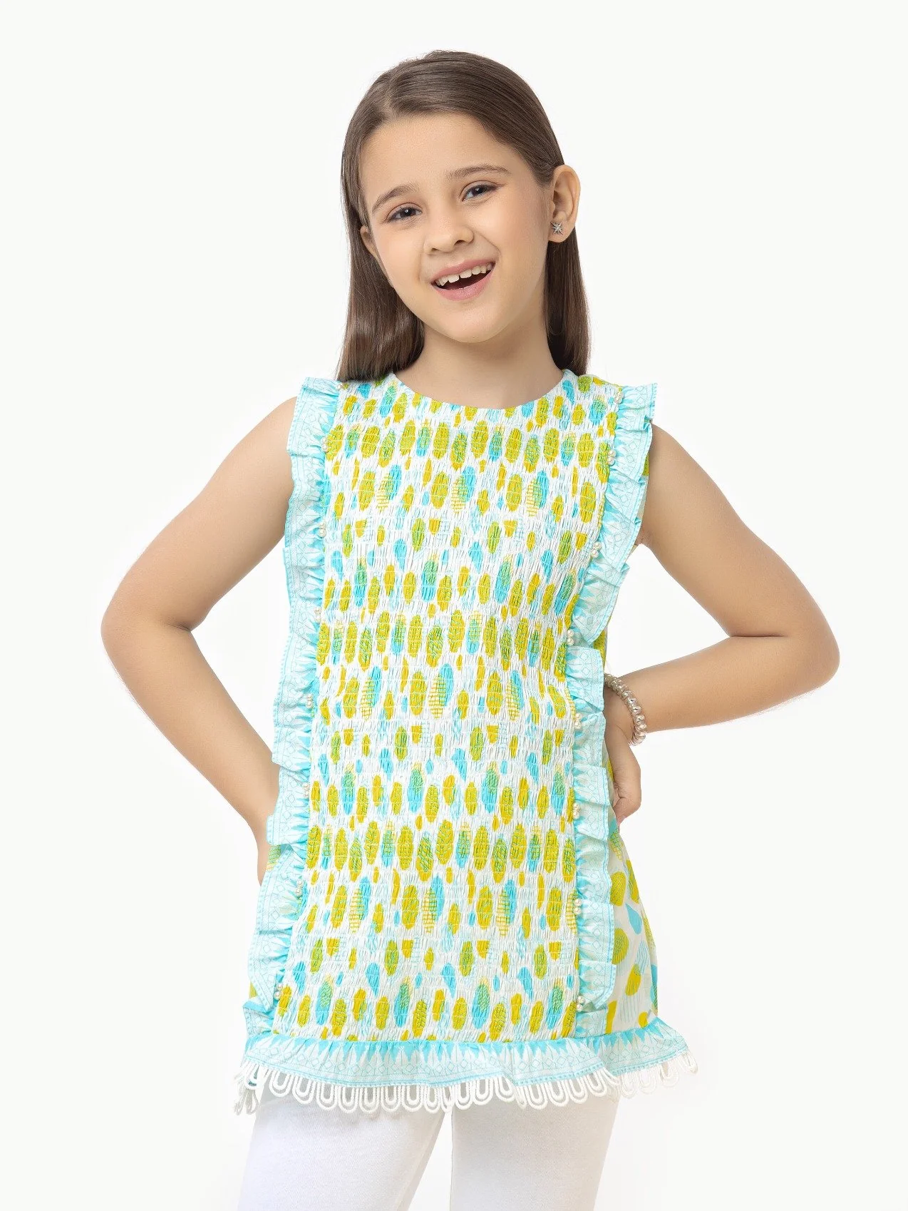 Girl's White Multi Pret - EGTKP22-70306 - Image 2