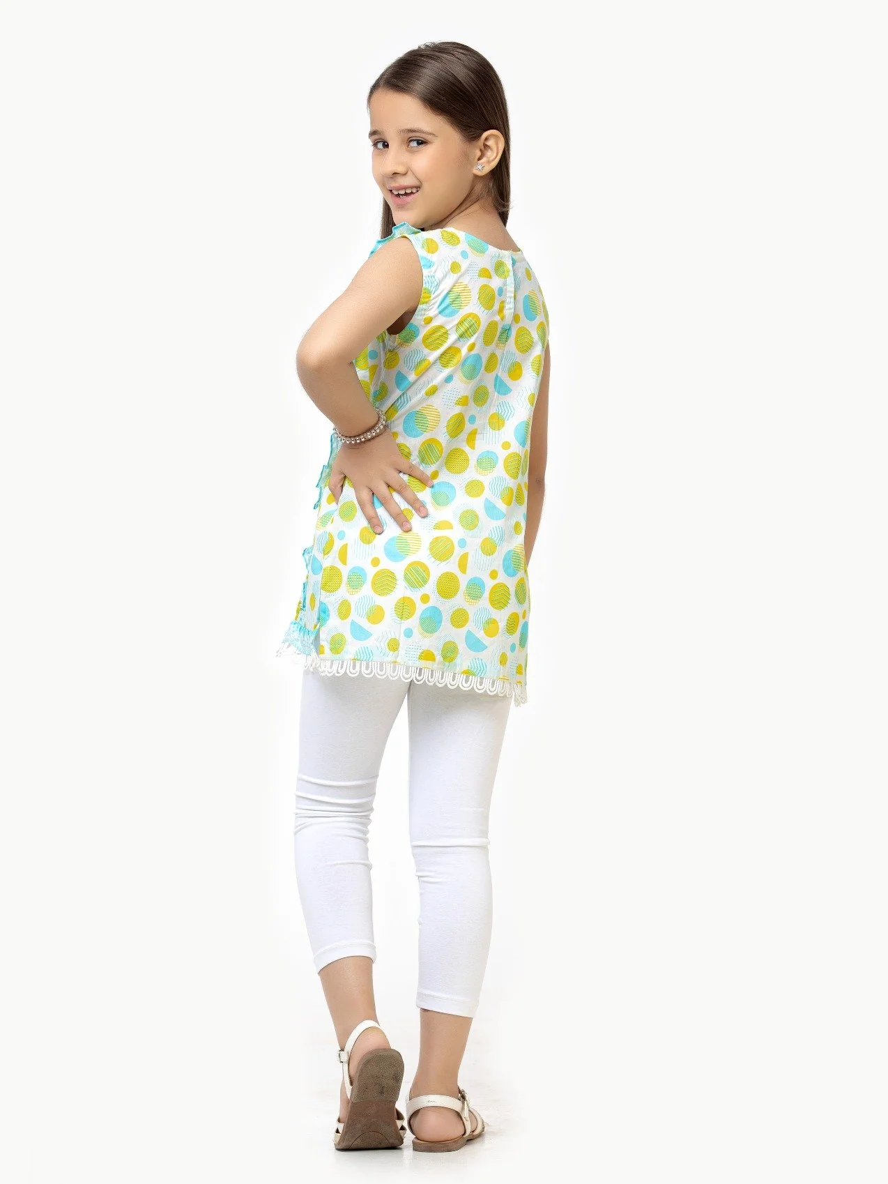 Girl's White Multi Pret - EGTKP22-70306 - Image 4