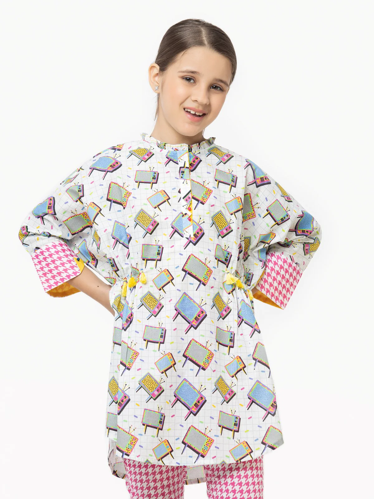 Girl's White Multi Pret - EGTKP22-70308 - Image 2