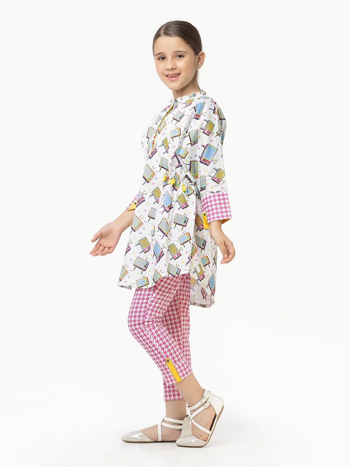 Girl's White Multi Pret - EGTKP22-70308 - Image 4
