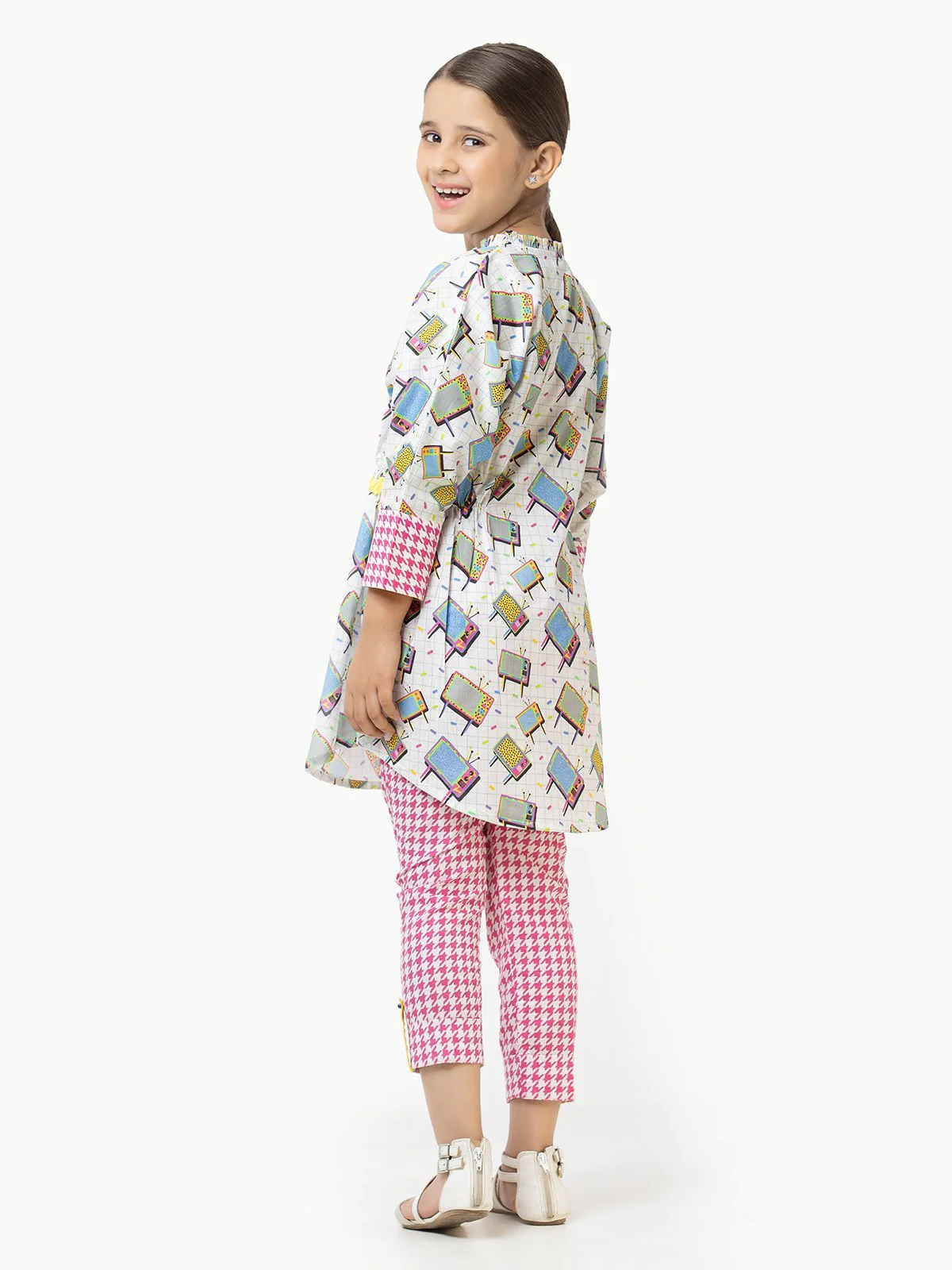 Girl's White Multi Pret - EGTKP22-70308 - Image 6