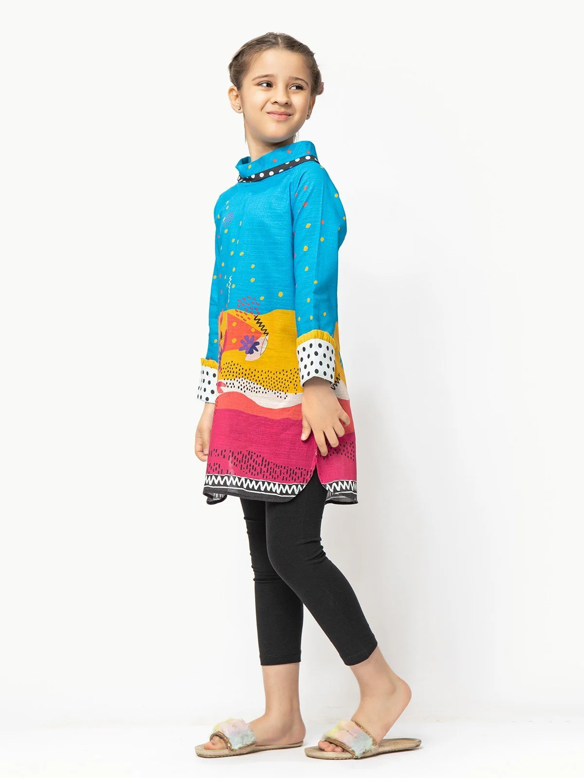 Girl's Blue Multi Pret - EGTKP22-70330 - Image 3