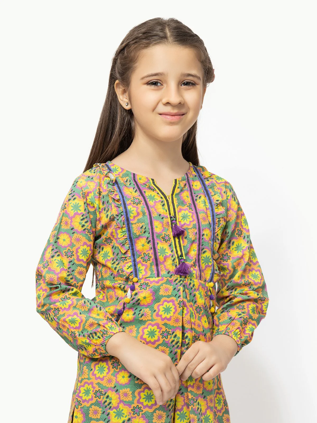 Girl's Green Multi Pret - EGTKP22-70333 - Image 2