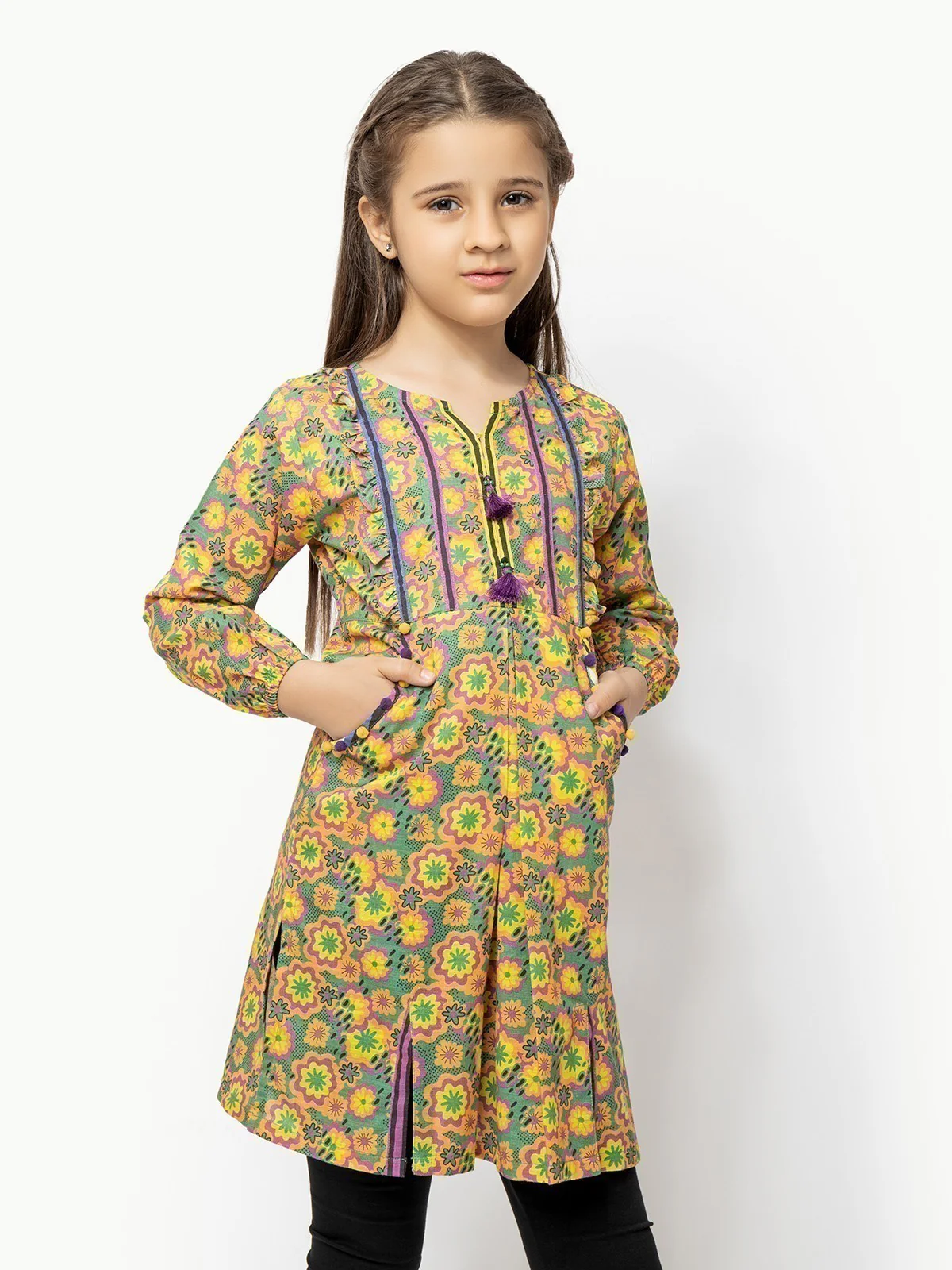 Girl's Green Multi Pret - EGTKP22-70333 - Image 7