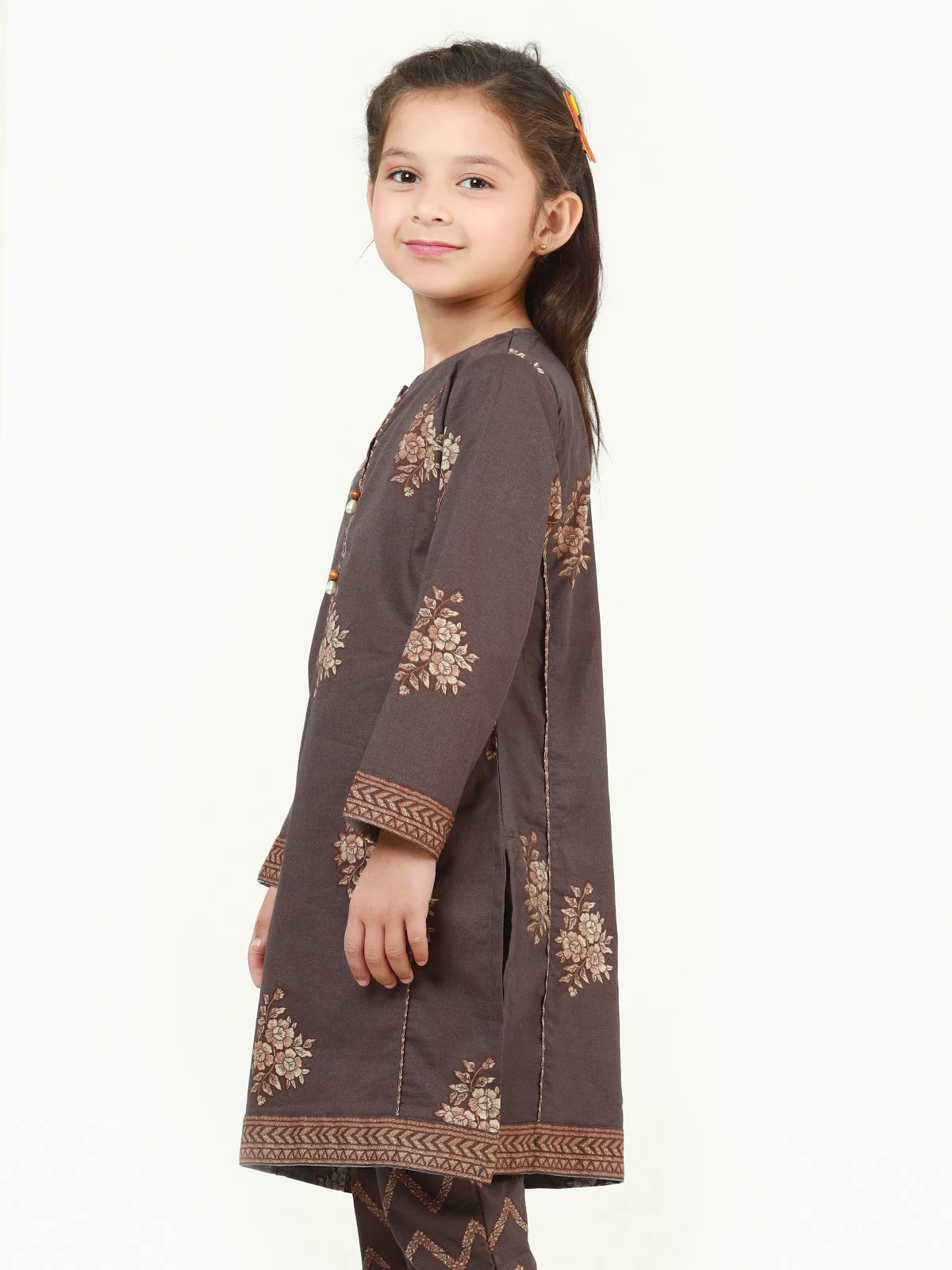 Girl's Brown Pret - EGTKP22-70454 (2-Pcs) - Image 3