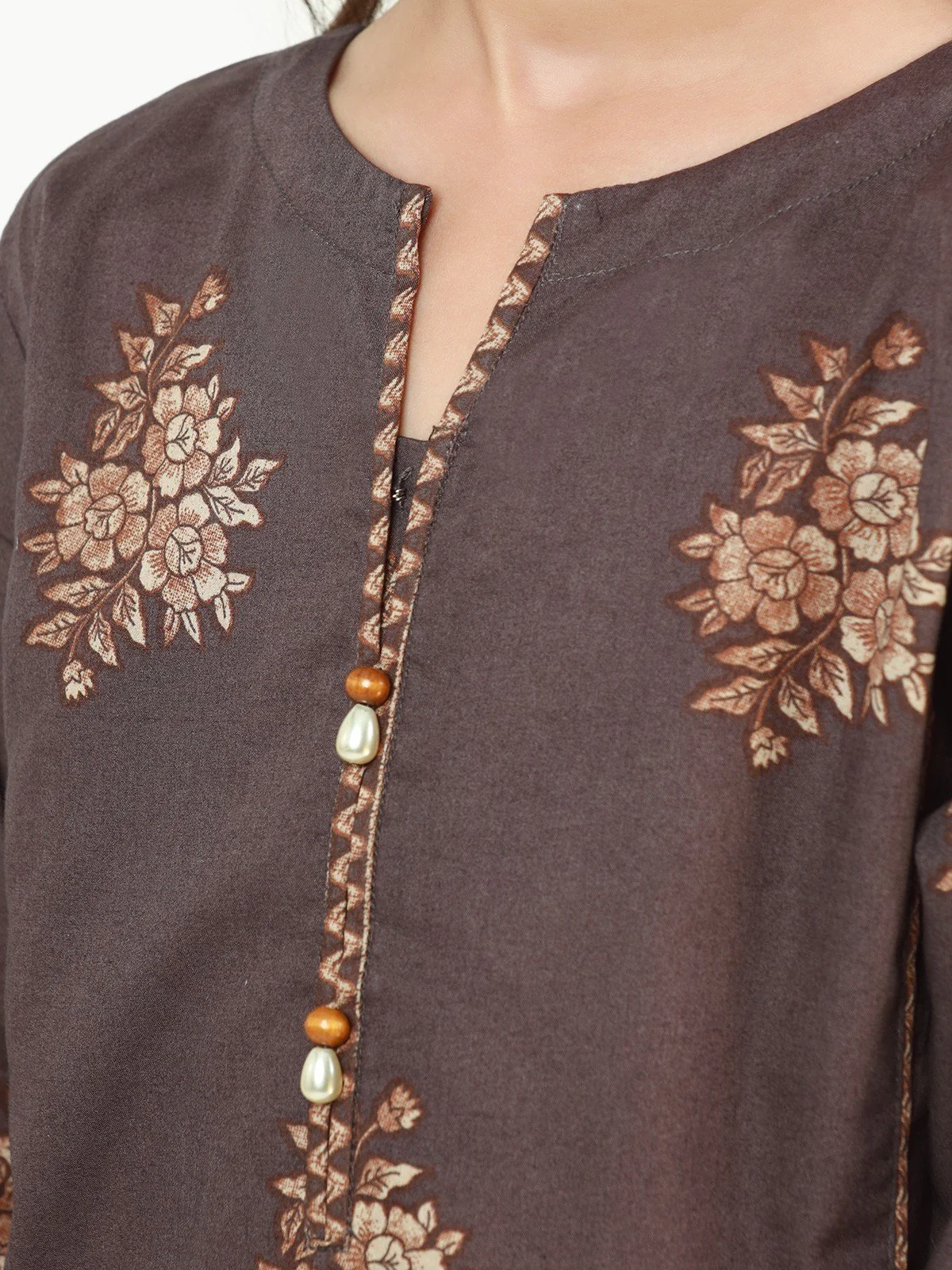 Girl's Brown Pret - EGTKP22-70454 (2-Pcs) - Image 4