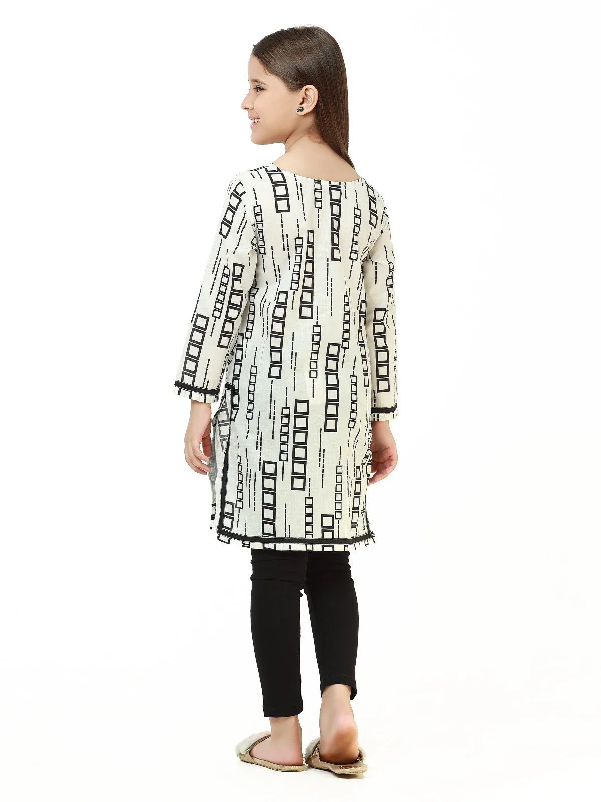 Girl's White & Black Pret - EGTKP22-70464 - Image 5