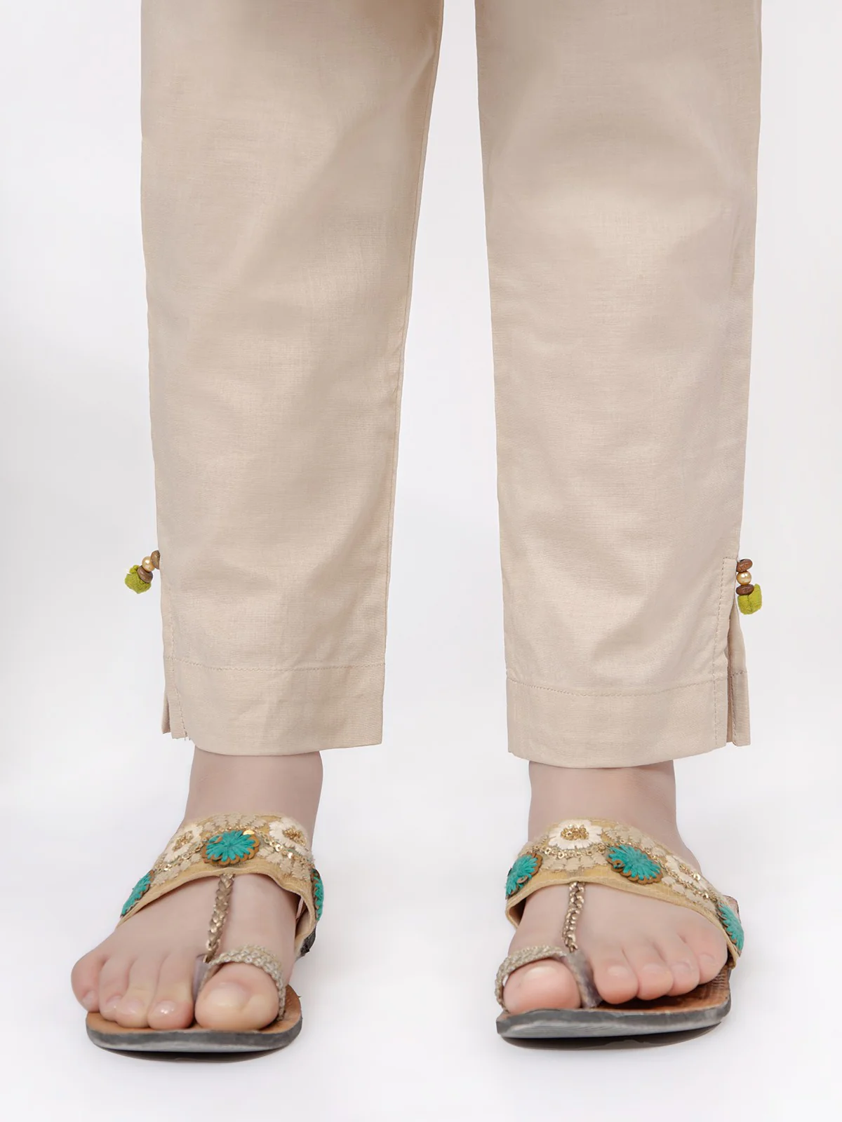 Girl's Beige Pishwas - EGTP21-22143 - Image 6