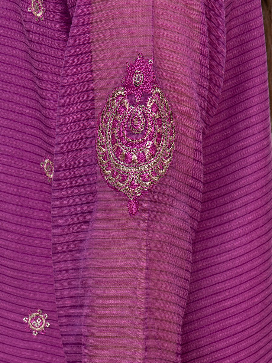 Girl's Magenta Pishwas - EGTP21-22175 - Image 5