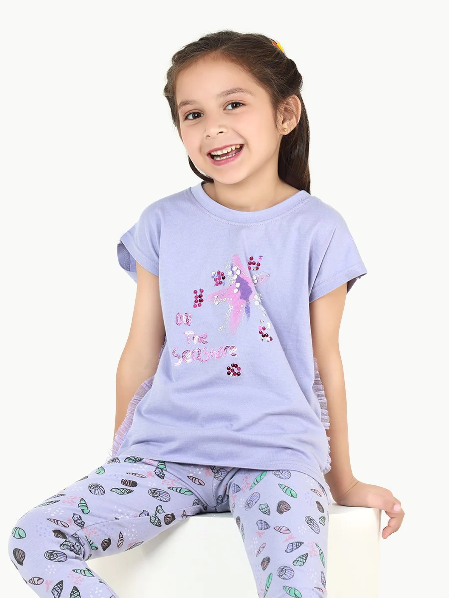 Girl's Purple Top - EGTS21-001 - Image 2