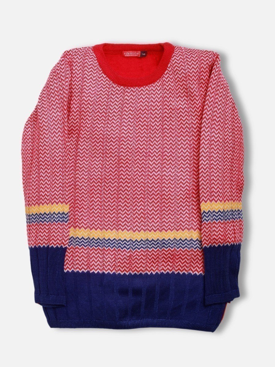 Girl's Pink Sweater - EGTSWT20-001 - Image 2