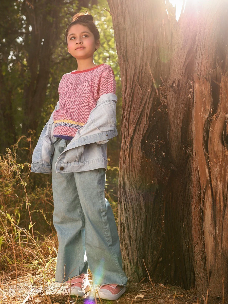 Girl's Pink Sweater - EGTSWT20-001 - Image 5