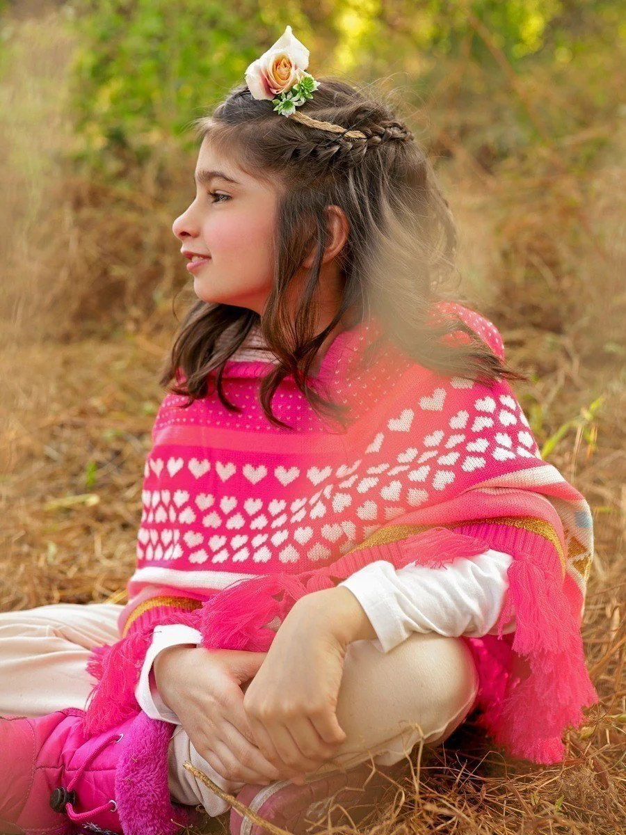 Girl's Dark Pink Sweater - EGTSWT20-002 - Image 2