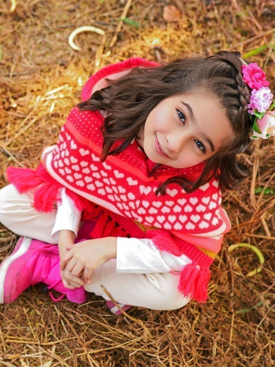 Girl's Dark Pink Sweater - EGTSWT20-002 - Image 3