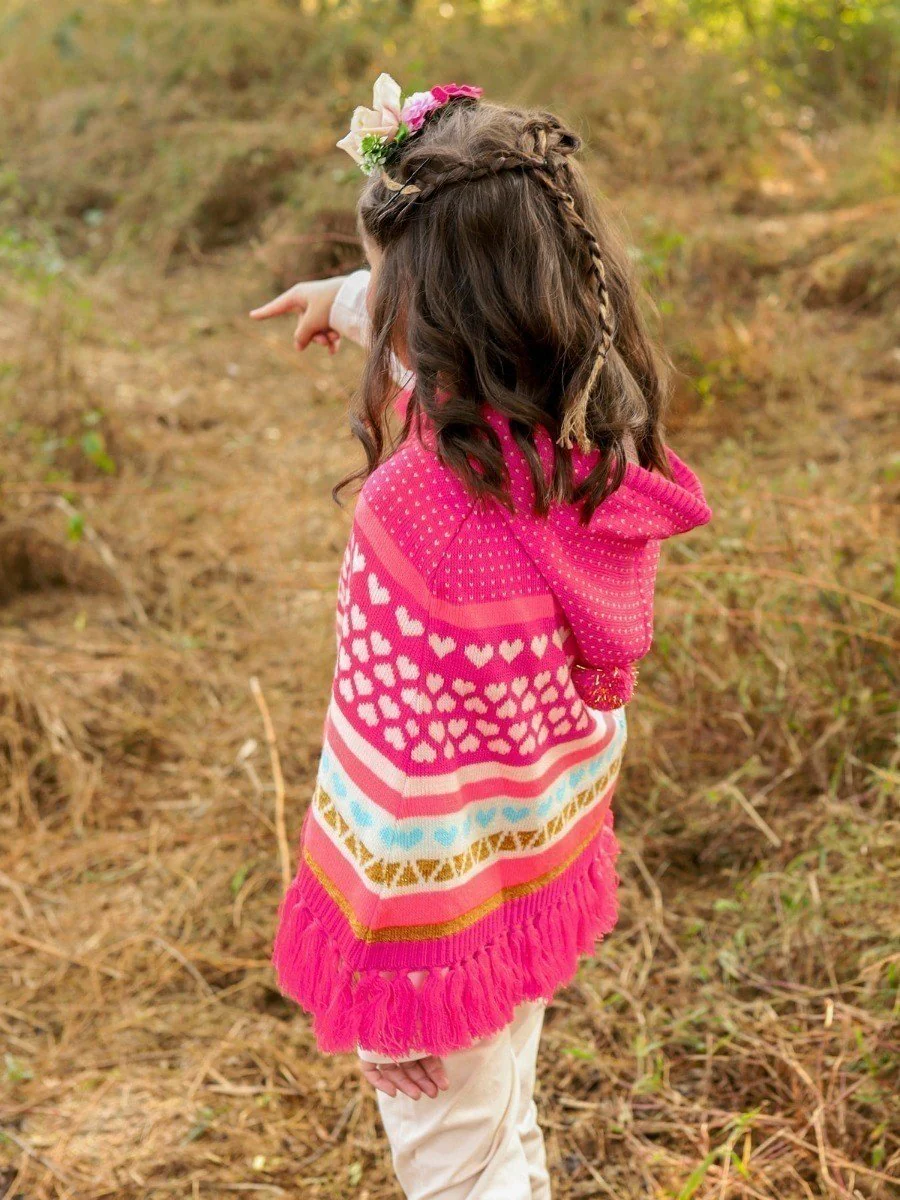 Girl's Dark Pink Sweater - EGTSWT20-002 - Image 4