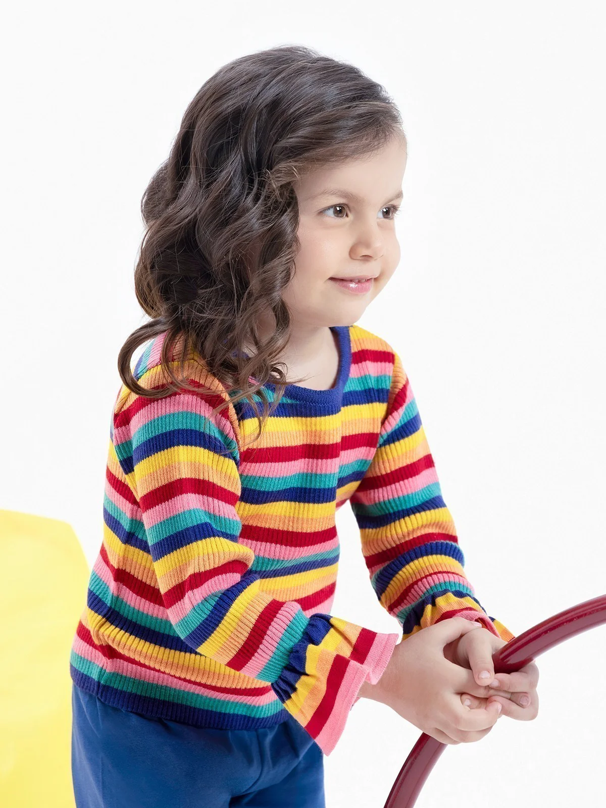Girl's Multi Sweater - EGTSWT21-008 - Image 2