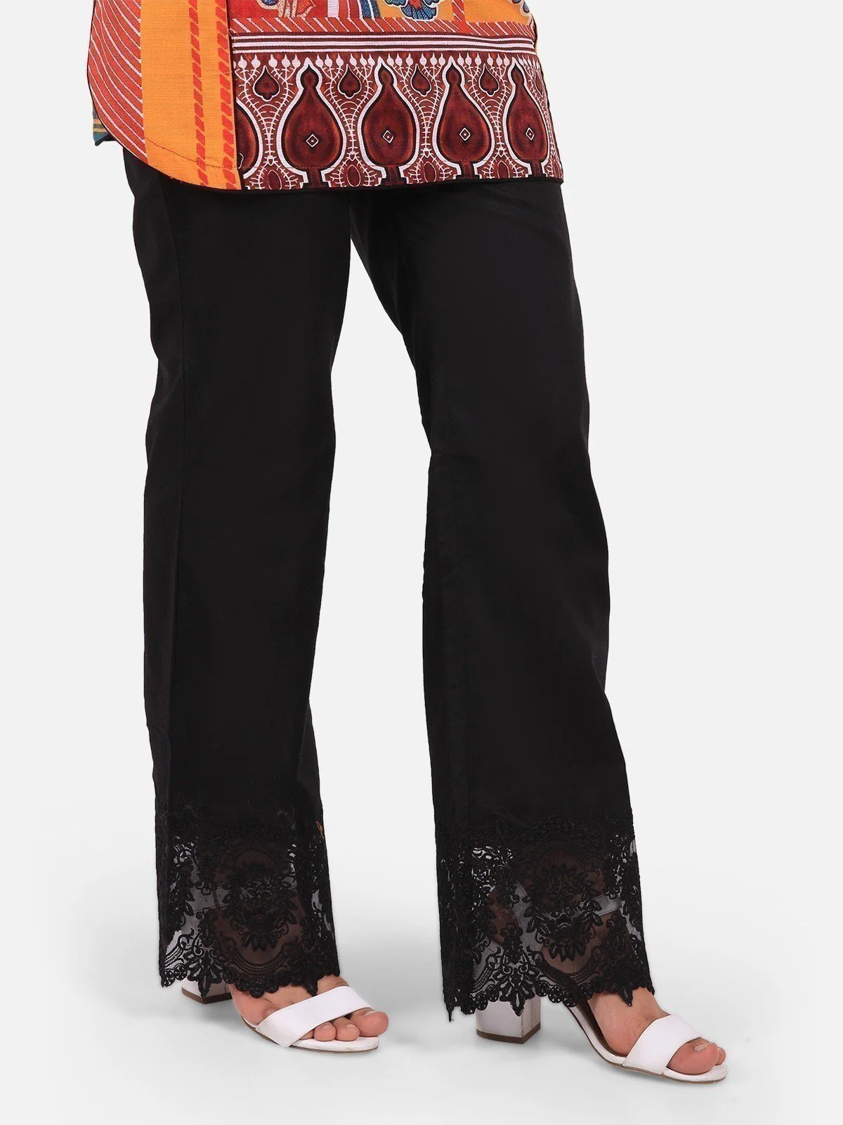 Women's Black Trouser - ELBP19-76155 - Image 2