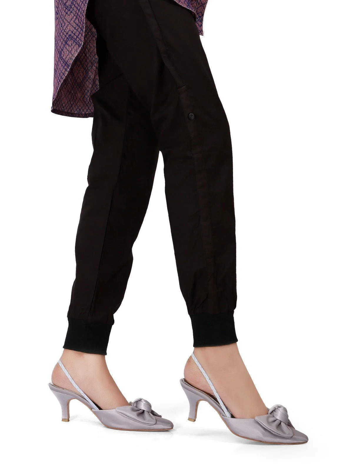 Women's Black Trouser - ELBP19-76172 - Image 3