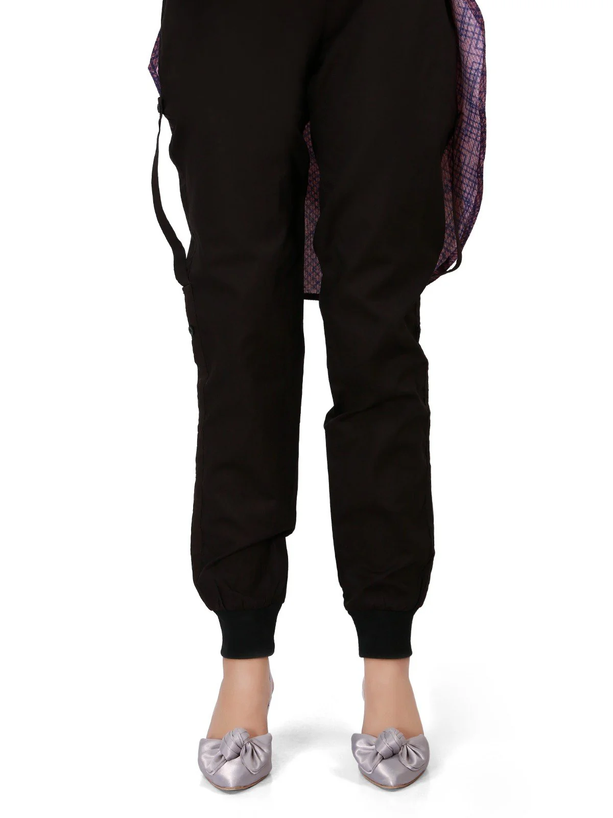 Women's Black Trouser - ELBP19-76172 - Image 4
