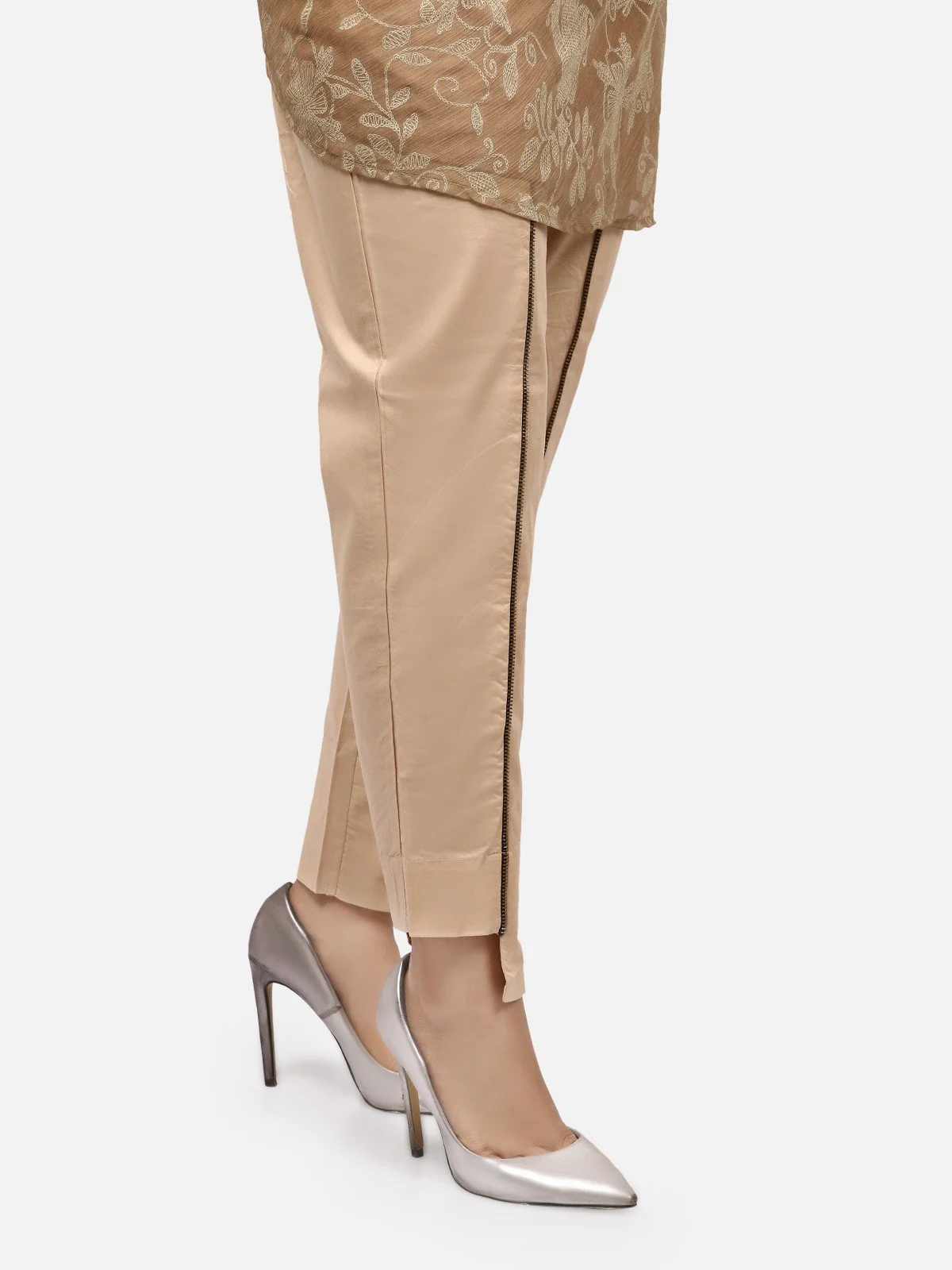 Women's Beige Trouser - ELBP19-76174 - Image 3