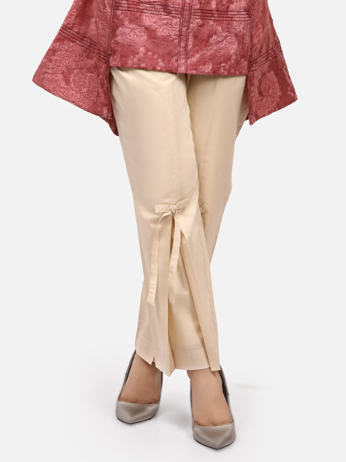 Women's Beige Trouser - ELBP19-76177 - Image 3
