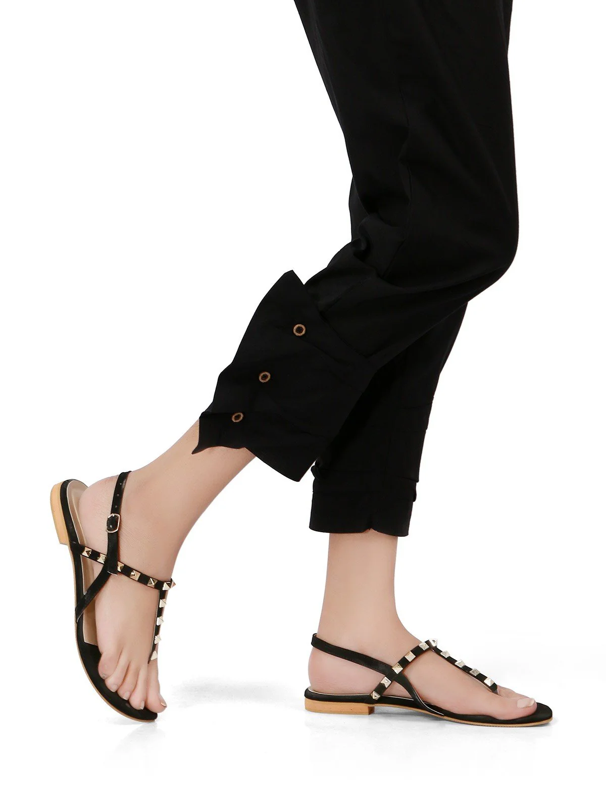 Women's Black Trouser - ELBP19-76180 - Image 2