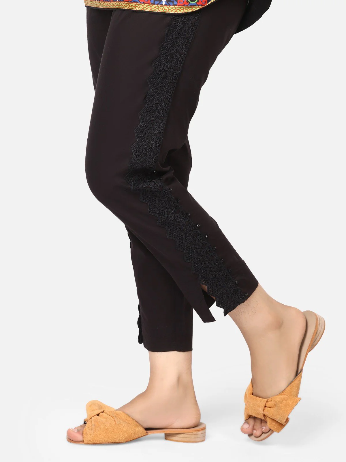 Women's Black Trouser - ELBP19-76181 - Image 2
