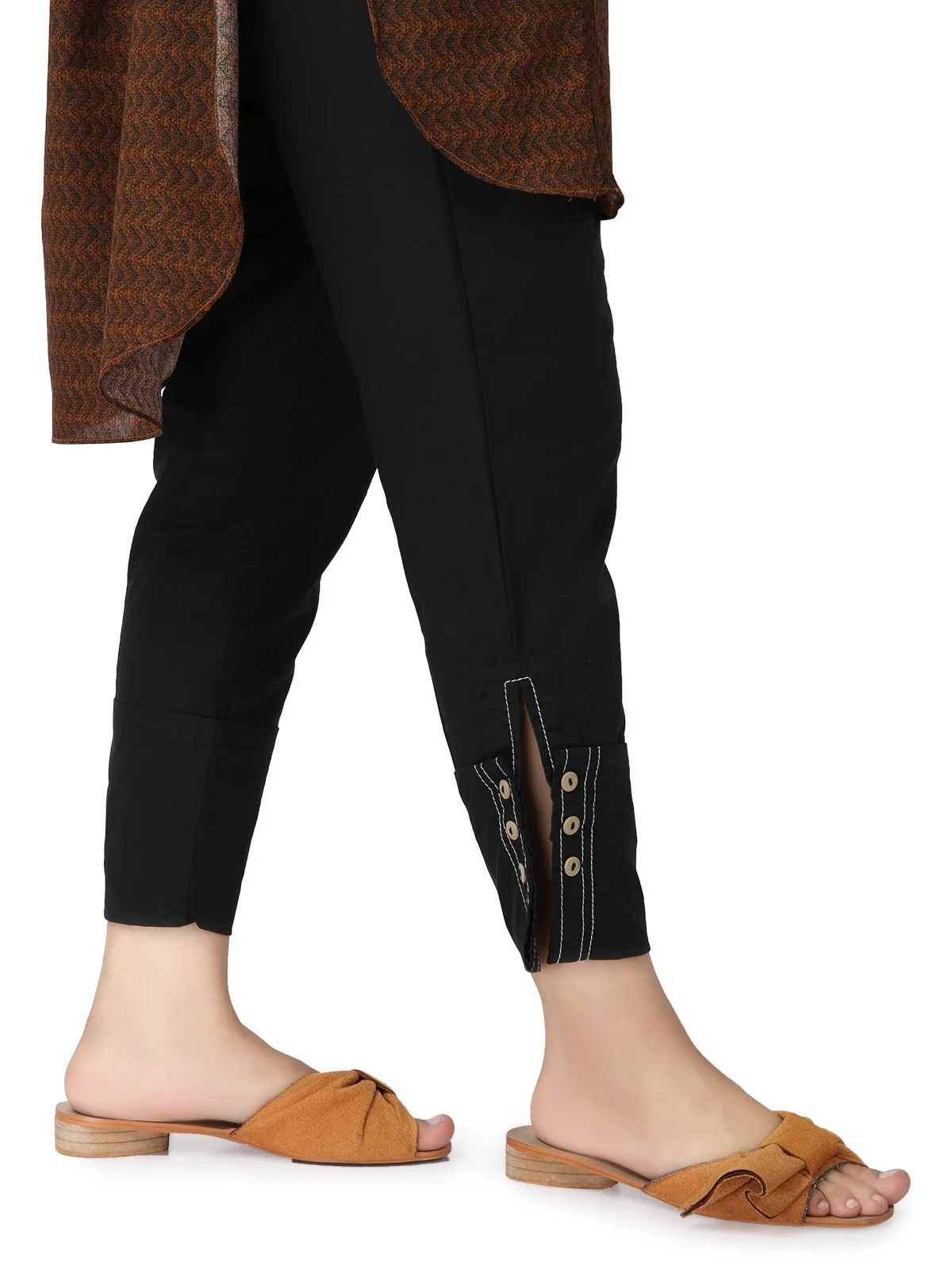 Women's Black Trouser - ELBP19-76192 - Image 4