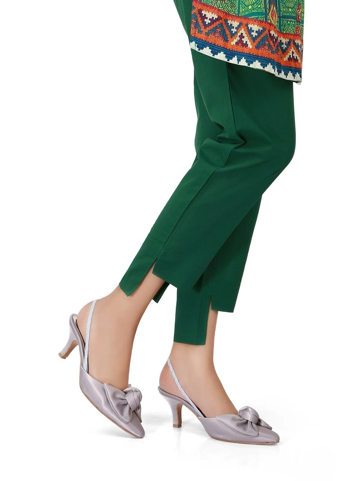 Women's Green Trouser - ELBP19-76209 - Image 2