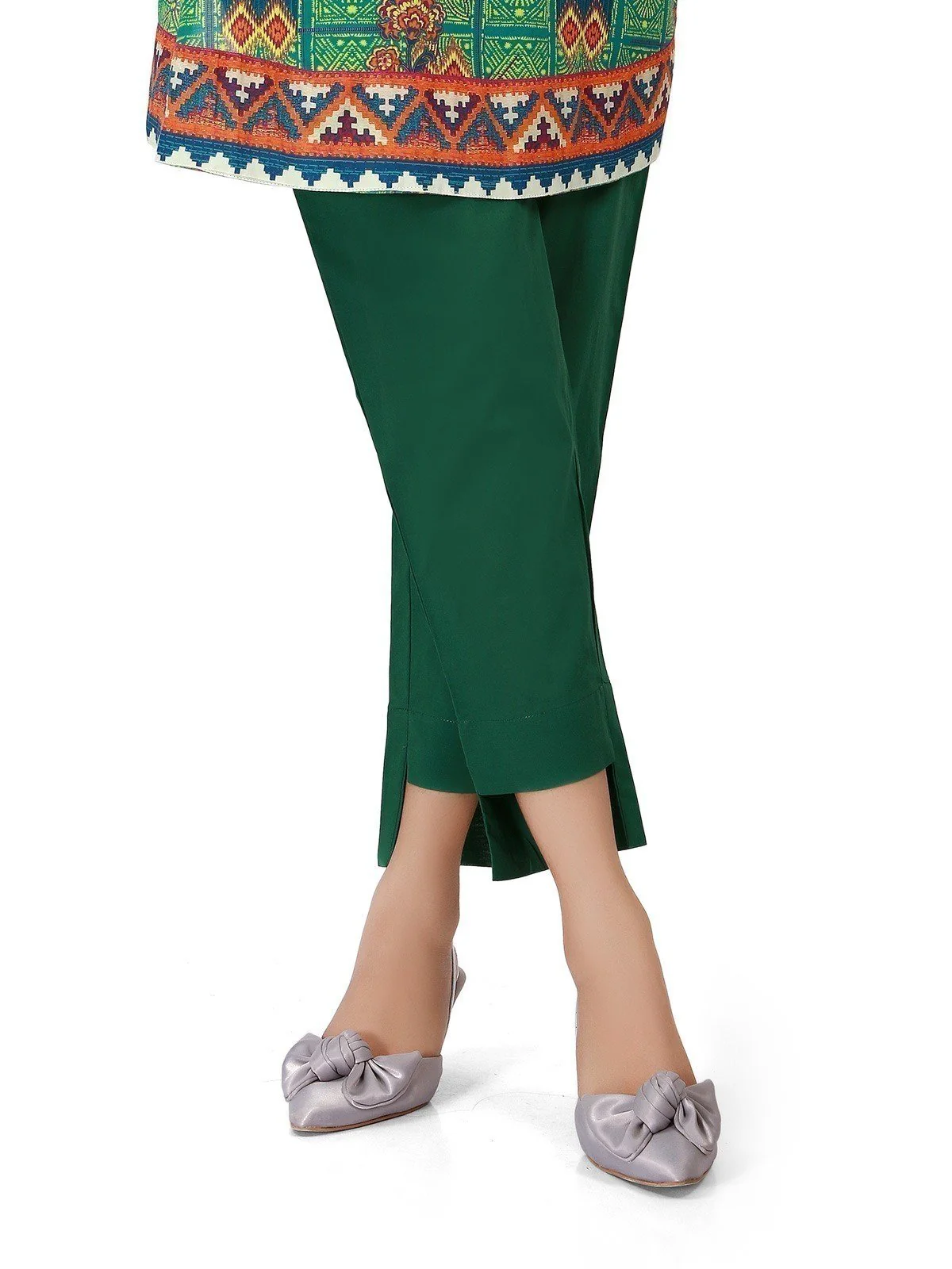 Women's Green Trouser - ELBP19-76209 - Image 3