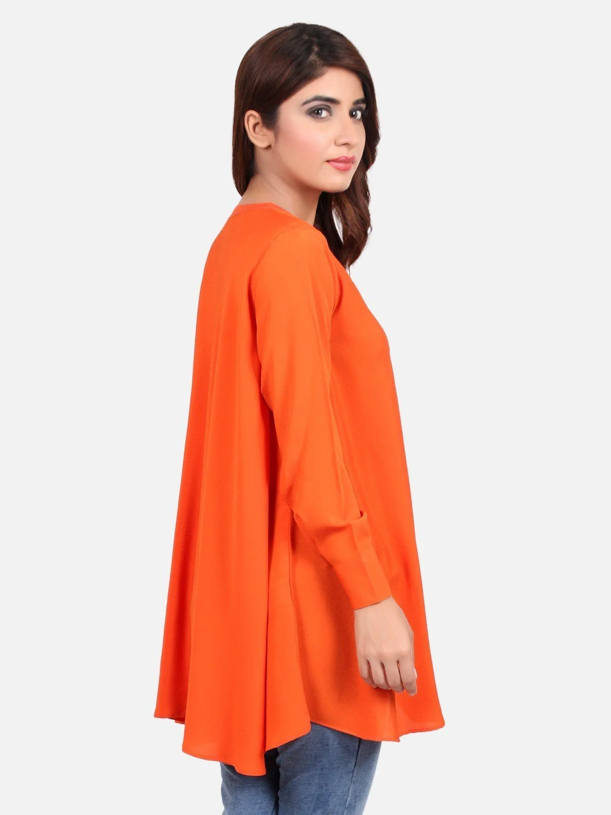 Women's Orange Western Top - ELTW18-66515 - Image 2