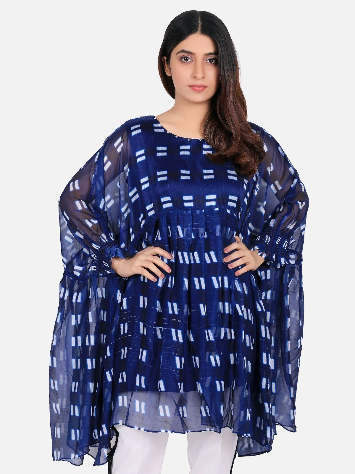 Women's Blue Western Top - ELTW19-66684 - Image 2