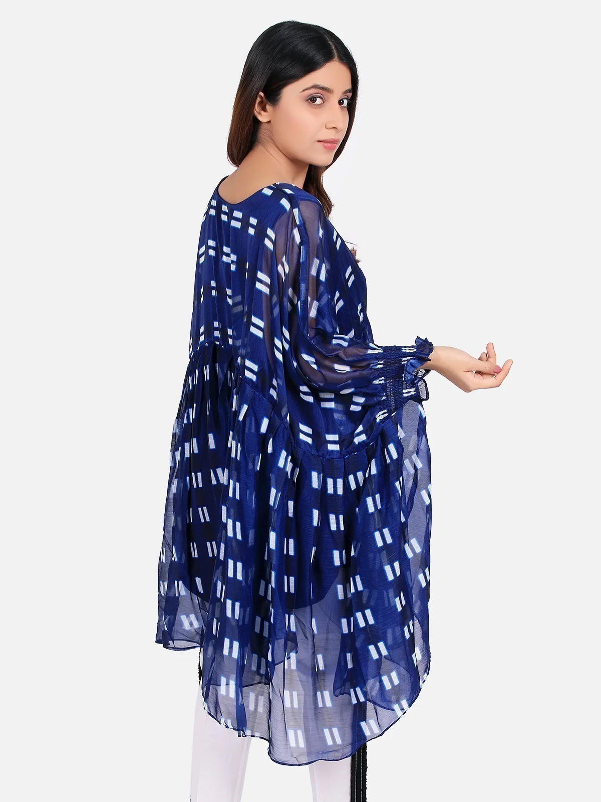 Women's Blue Western Top - ELTW19-66684 - Image 3