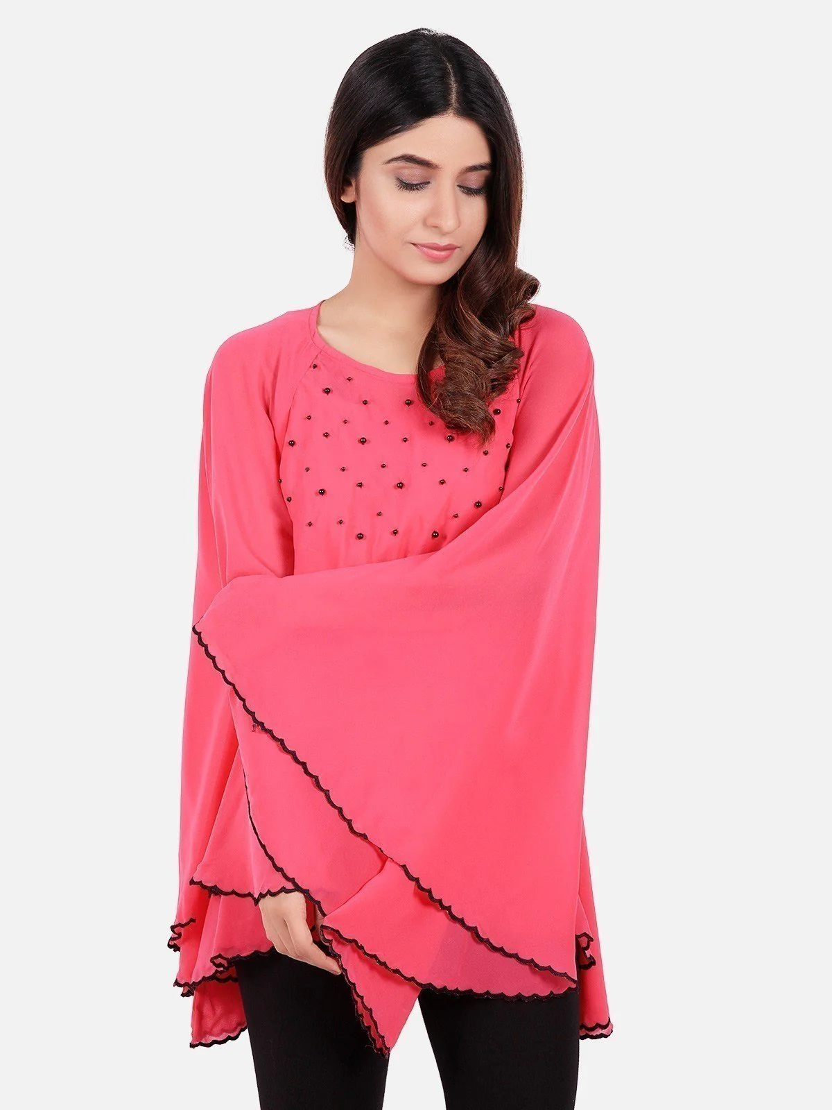 Women's Pink Western Top - ELTWE19-66500 - Image 2