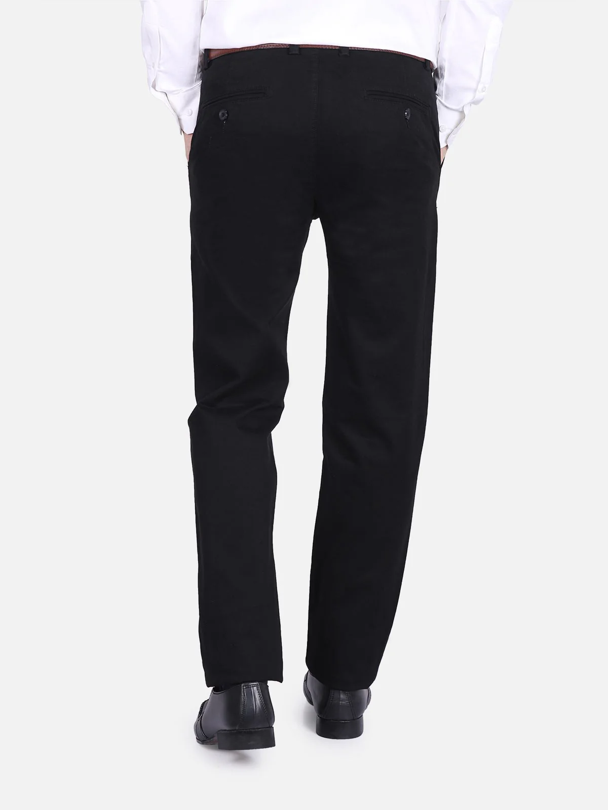 Men's Black Chino Pant - EMBCP18-009 - Image 3