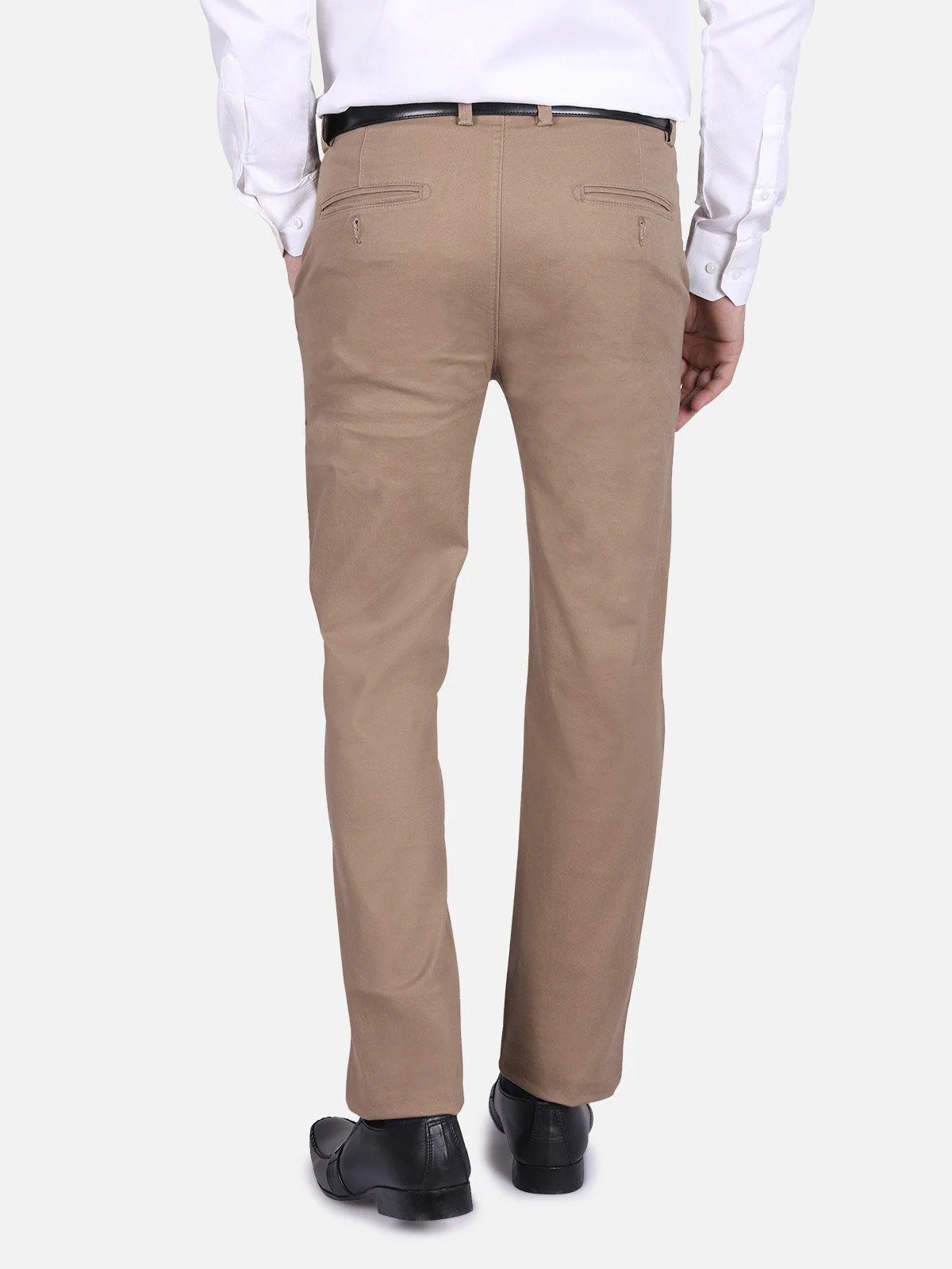 Men's Light Brown Chino Pant - EMBCP18-011 - Image 3