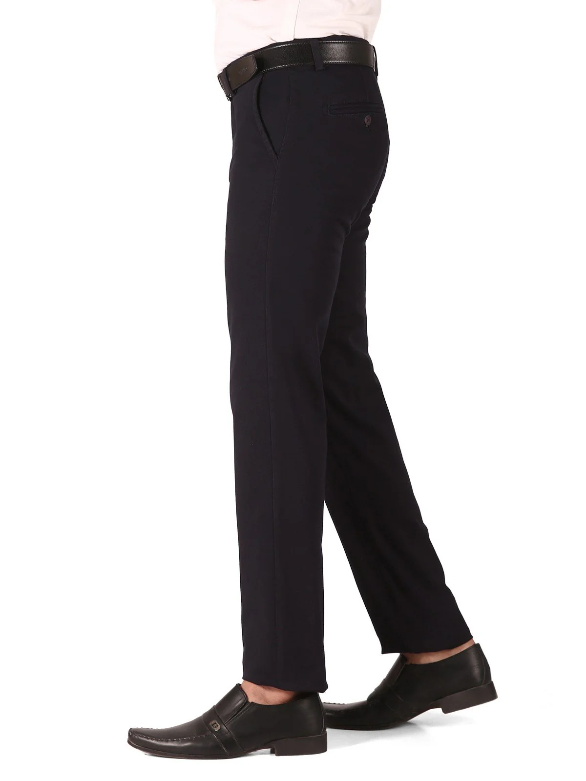 Men's Navy Blue Chino Pant - EMBCP19-001 - Image 2