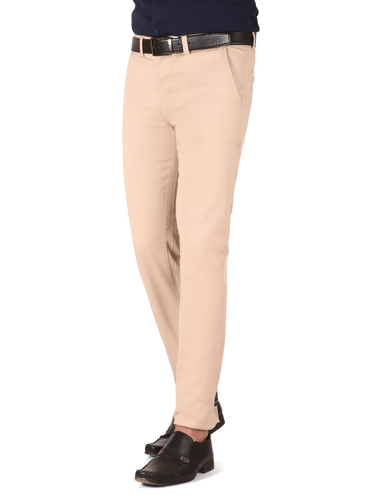 Men's Beige Chino Pant - EMBCP19-004 - Image 2