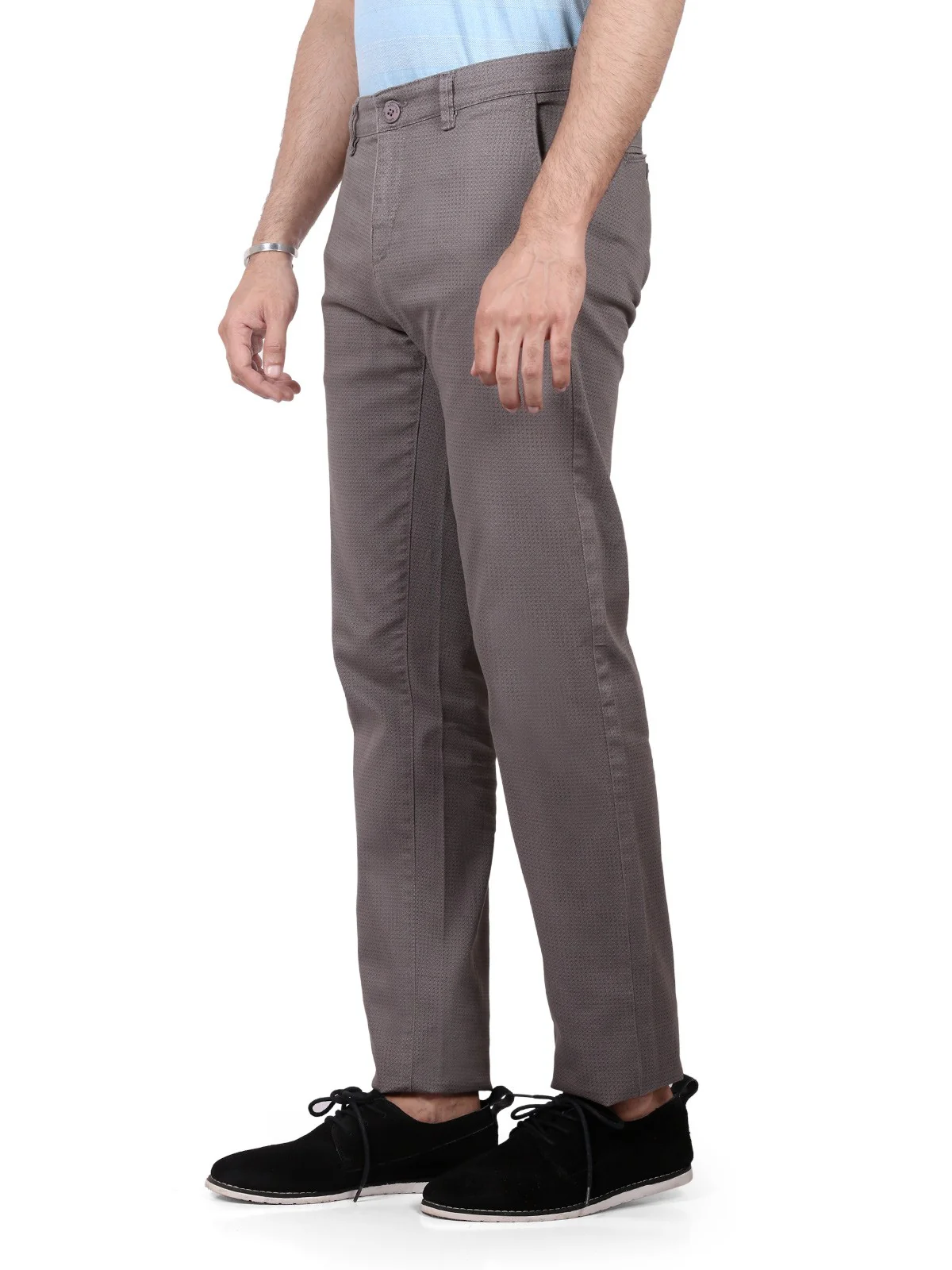 Men's Grey Chino Pant - EMBCP19-011 - Image 2